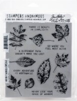 Tim Holtz Cling Stamps 7 X8.5 -Nature's Wonder