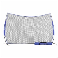 PowerNet 16x10 Ft Sports Barrier Net with Large Protection Safety Backstop (1153) Royal Blue