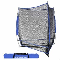 PowerNet Triple Threat 7ft Training Net (1124) Royal Blue