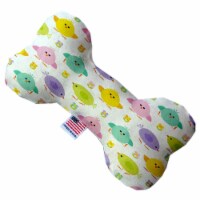 Easter Chickadees Bone Dog Toy - 6 in.
