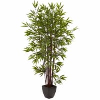 6 ft. Bamboo Silk Tree With Planter