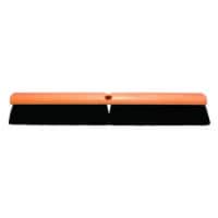 24 in. Black Push Broom Tampico Fiber