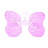 Pink Chiffon Angel Wings - Size Child