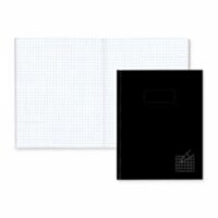 Composition Books  4x4 Quad  192 Ct  9-.25in.x7-.25in.  Black