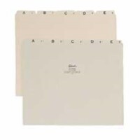 A thru Z File Guide- .2 Tab Cut- Legal- Manila