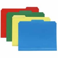 Inn Dura File Folders- 9in. High Front- Letter Size- Red