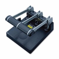 3- Hole Punch  Heavy- Duty- 150 Sheet Capacity  Silver- Blue