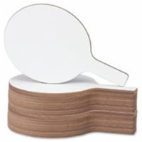 Round 12 in. Dry Erase Answer Paddle&#44; 24 Per Pack