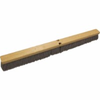 36 in. Flagged Bristles Broom, Brown