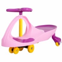 Ride on Toy Wiggle Car by Lil for Boys & Girls, Pink & Purple