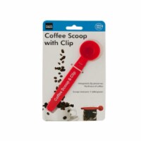 Kole Imports HH415-16 Coffee Scoop with Bag Clip - Pack of 16