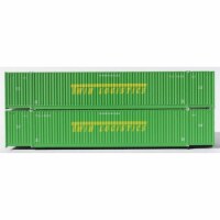 Jacksonville Terminal 537013 53 ft. N Scale Twin Logistic High Cube Corrugated Containers - P