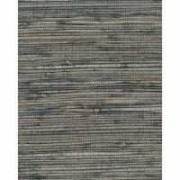 Washington Wall Covers NS 7001-0001 Natural Fiber Grasscloth Wallpaper, Briarwood Gray - Doub