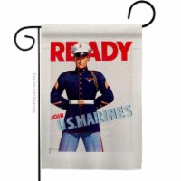 US Brotherhood G183047-BO 13 x 18.5 in. Join U.S. Marines Garden Flag with Armed Forces Marin
