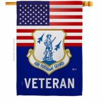 Americana Home & Garden H140620-BO 28 x 40 in. US Air National Guard Veteran House Flag with