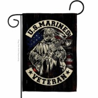 US Brotherhood G183069-BO 13 x 18.5 in. Marines Veteran Garden Flag with Armed Forces Marine