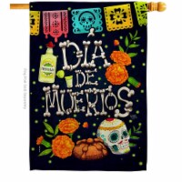 Breeze Decor H112112-BO 28 x 40 in. All Souls Day House Flag with Fall of Dead Double-Sided D