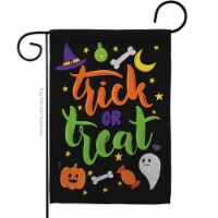 Ornament Collection G192220-BO 13 x 18.5 in. Cute Trick or Treat Garden Flag with Fall Hallow