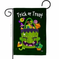 Ornament Collection G192284-BO 13 x 18.5 in. Sweet Monster Treat Garden Flag with Fall Hallow