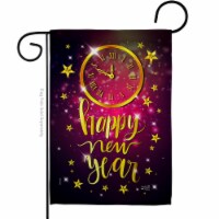 Angeleno Heritage G135131-BO 13 x 18.5 in. Unforgettable New Year Garden Flag with Winter Dou