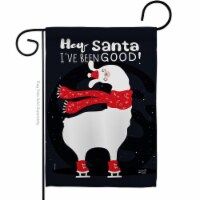 Angeleno Heritage G135314-BO 13 x 18.5 in. Ive Been Good Garden Flag with Winter Christmas Do