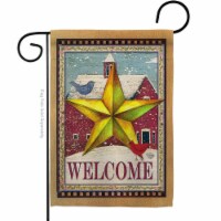 Ornament Collection G191072-BO 13 x 18.5 in. Welcome Winter Farm Garden Flag with Wonderland