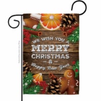 Ornament Collection G192048-BO 13 x 18.5 in. Christmas Sprit Garden Flag with Winter Double-S