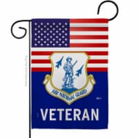 Americana Home & Garden G142620-BO 13 x 18.5 in. US Air National Guard Veteran Garden Flag wi