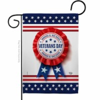 Ornament Collection G192329-BO 13 x 18.5 in. Veterans Day Garden Flag with Armed Forces Doubl