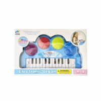 Kole Imports GE502-2 Battery Operated Light-Up Keyboard, Blue - Pack of 2