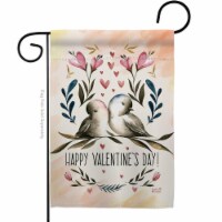 Angeleno Heritage G135015-BO Love Birds Valentines Springtime Double-Sided Decorative Garden