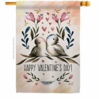 Angeleno Heritage H137015-BO Love Birds Valentines Springtime Double-Sided Garden Decorative
