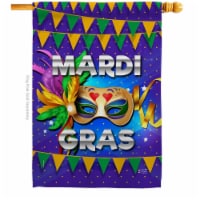 Angeleno Heritage H137347-BO Fat Tuesday Springtime Mardi Gras Double-Sided Garden Decorative