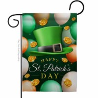 Ornament Collection G190052-BO Lucky Hat Springtime St Patrick Double-Sided Decorative Garden