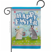 Ornament Collection G192019-BO Happy Easter Bunnies Lovely Egg Springtime Double-Sided Decora