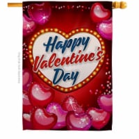 Ornament Collection H192156-BO Viva Love Springtime Valentine Double-Sided Garden Decorative