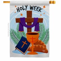 Ornament Collection H192444-BO Holy Week Religious Faith Double-Sided Garden Decorative House