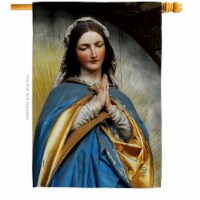 Ornament Collection H192565-BO Virgo det Josef Moroder Religious Faith Double-Sided Garden De