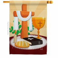 Angeleno Heritage H137202-BO Holy Week Religious Faith Double-Sided Garden Decorative House F