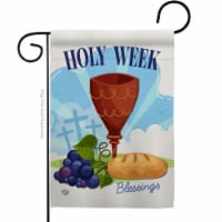 Ornament Collection G192363-BO Holy Week Religious Faith Double-Sided Decorative Garden Flag,
