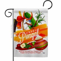 Ornament Collection G192514-BO Happy Prosperous Pongal Religious Double-Sided Garden Flag, Mu