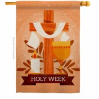Ornament Collection H190045-BO The Holy Week Religious Faith Double-Sided Garden Decorative H