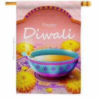Ornament Collection H192467-BO Happy Diwali Celebration Double-Sided Garden Decorative House