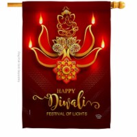 Ornament Collection H192472-BO Festival of Lights Celebration Diwali Double-Sided Garden Deco