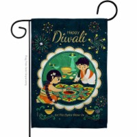 Ornament Collection G190001-BO Diwali Shine On Celebration Double-Sided Decorative Garden Fla