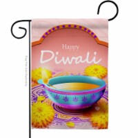 Ornament Collection G192467-BO Happy Diwali Celebration Double-Sided Decorative Garden Flag,