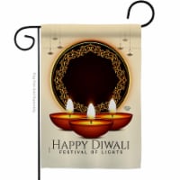Ornament Collection G192474-BO Deepawali Celebration Diwali Double-Sided Decorative Garden Fl