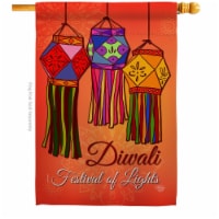 Ornament Collection H192144-BO Festival of Lights Celebration Diwali Double-Sided Garden Deco