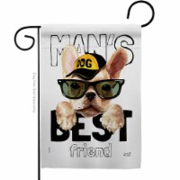Angeleno Heritage G135526-BO Mans Best Friend Animals Dog 13 x 18.5 in. Double-Sided Decorati
