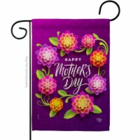 Ornament Collection G192575-BO Mother Day Wreath Family 13 x 18.5 in. Double-Sided Decorative